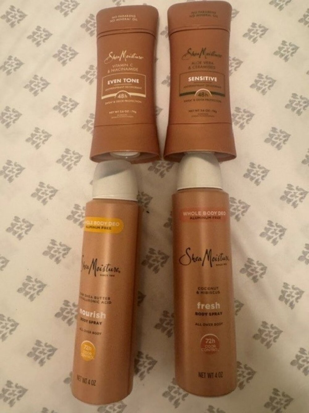 4 SHEA MOSITURE DEODORANTS